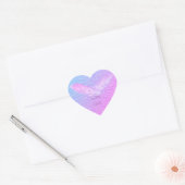 Veren. Tekst. Hart Sticker (Envelop)