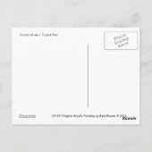 Veren van een tropische vogel (Briefkaart) Briefkaart (Achterkant)