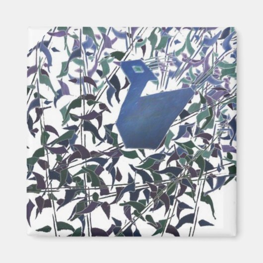 VEREN VAN EEUWIGE LIEFDE PAUW MAGNEET (Voorkant)