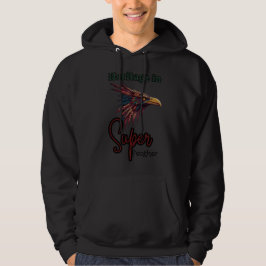 Veren van Erfgoed: Walua Bird Face Design Hoodie