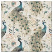 Veren van Fantasie: Whimsy Peacock Stof (Close Up)