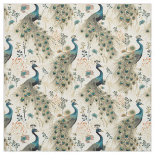 Veren van Fantasie: Whimsy Peacock Stof