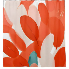 Veren van verschillende vogels komen samen douchegordijn