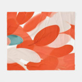 Veren van verschillende vogels komen samen fleece deken (Voorkant (Horizontaal))