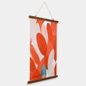 Veren van verschillende vogels komen samen hangend wandkleed (Gebogen)