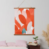 Veren van verschillende vogels komen samen hangend wandkleed (Slaapkamer)