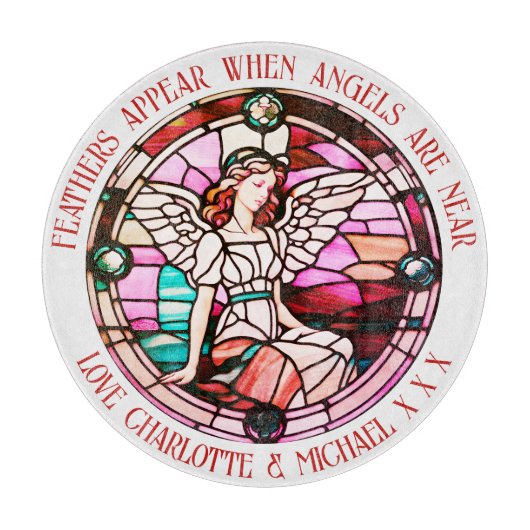 Veren verschijnen als engelen in de buurt van het  snijplank (Voorkant)