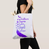 Veren verschijnen als engelen in de buurt zijn - P Tote Bag (Dichtbij)