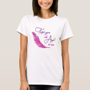 Veren verschijnen wanneer engelen in de buurt van  t-shirt