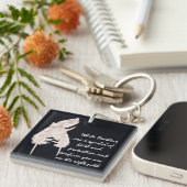 Veren Wit en Betekenis Sleutelhanger (Voorkant Rechts)