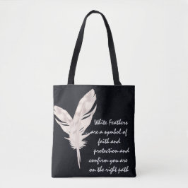 Veren Wit en Betekenis Tote Bag