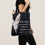 Veren Wit en Betekenis Tote Bag (Dichtbij)