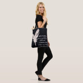 Veren Wit en Betekenis Tote Bag (Op model)