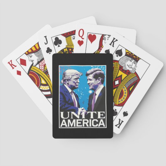 Verenig Amerika Iconische Trump  Pokerkaarten (Achterkant)