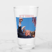 Verenig Amerika - Trump 2024 Glas (Achterkant)