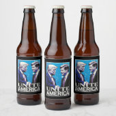 Verenig de Amerikaanse iconische Trump Bier Etiket (Flessen)