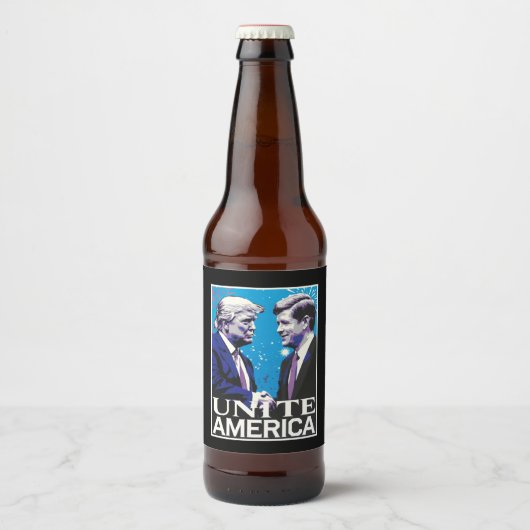 Verenig de Amerikaanse iconische Trump Bier Etiket (Voorkant)
