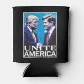 Verenig de Amerikaanse iconische Trump Blikjeskoeler (Voorkant)