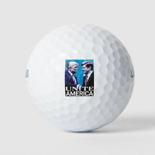 Verenig de Amerikaanse iconische Trump Golfballen (Voorkant)