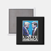 Verenig de Amerikaanse iconische Trump Magneet (Voorkant / Achterkant)