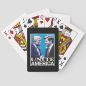 Verenig de Amerikaanse iconische Trump Pokerkaarten (Achterkant)