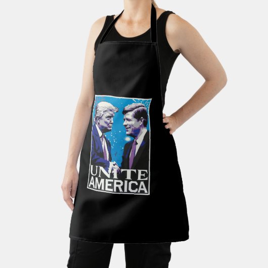 Verenig de Amerikaanse iconische Trump Schort (Insitu)