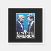 Verenig de Amerikaanse iconische Trump Servet (Voorkant)