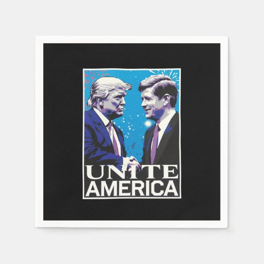 Verenig de Amerikaanse iconische Trump Servet (Voorkant)