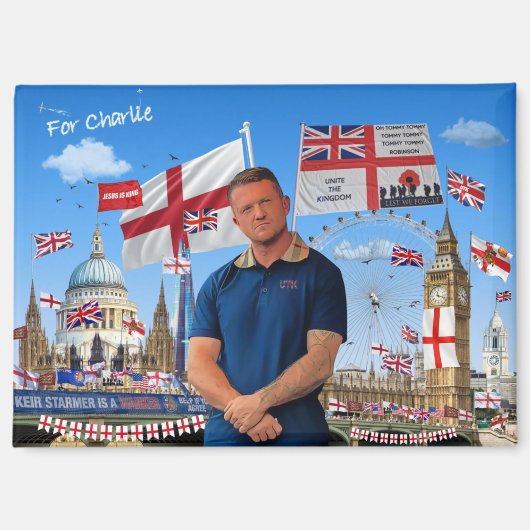 Verenig de Kingdom Fridge Magnet (Voorkant)