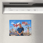 Verenig de Kingdom Fridge Magnet (Insitu (Vaatwasser))