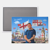 Verenig de Kingdom Fridge Magnet (Voorkant / Achterkant)