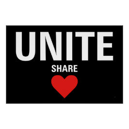 Verenig de politieke democratie perfect poster