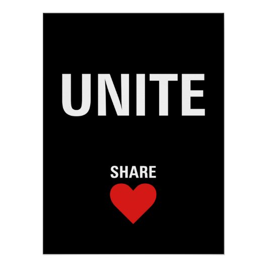 Verenig de politieke democratie perfect poster (Voorkant)