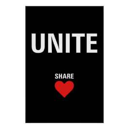 Verenig de politieke democratie perfect poster