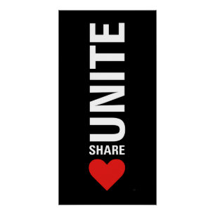 Verenig de politieke democratie perfect poster