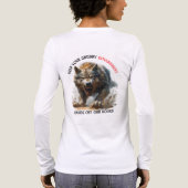 Verenig je tegen het verbod op het T-shirt van de  (Achterkant)