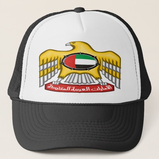 verenigd arabisch emiraten embleem trucker pet (Voorkant)