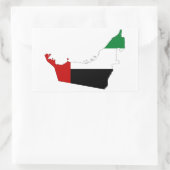 verenigd arabisch emirates country flag symbol rechthoekige sticker (Tas)