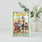 verenigd briefkaart (Staand voorkant)
