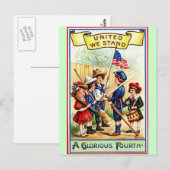 verenigd briefkaart (Voorkant / Achterkant)
