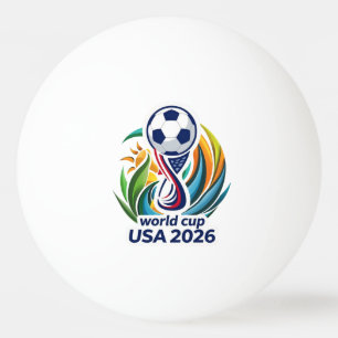 Verenigd door het spel: 2026 Voetbal Viering Desig Pingpongbal