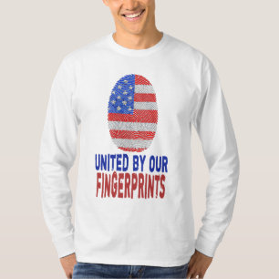 Verenigd door onze vingerafdrukken t-shirt