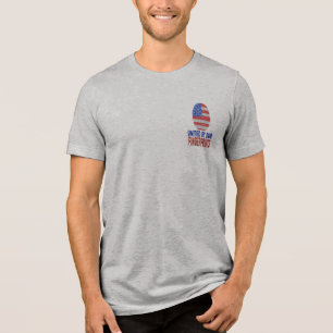 Verenigd door onze vingerafdrukken Tri-Blend shirt