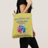 Verenigd door Vlucht. Internationale dag van de bu Tote Bag (Dichtbij)