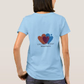 Verenigd Front: Trots Hearts T-Shirt Design (Achterkant)