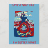 Verenigd in Hoop: Samen sterker - USA Art Print Briefkaart (Voorkant)