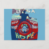 Verenigd in Hoop: Samen sterker - USA Art Print Briefkaart (Voorkant)