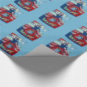 Verenigd in Hoop: Samen sterker - USA Art Print Cadeaupapier (Hoek)