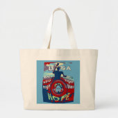 Verenigd in Hoop: Samen sterker - USA Art Print Grote Tote Bag (Voorkant)