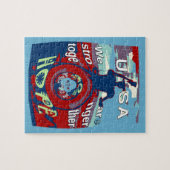 Verenigd in Hoop: Samen sterker - USA Art Print Legpuzzel (Horizontaal)